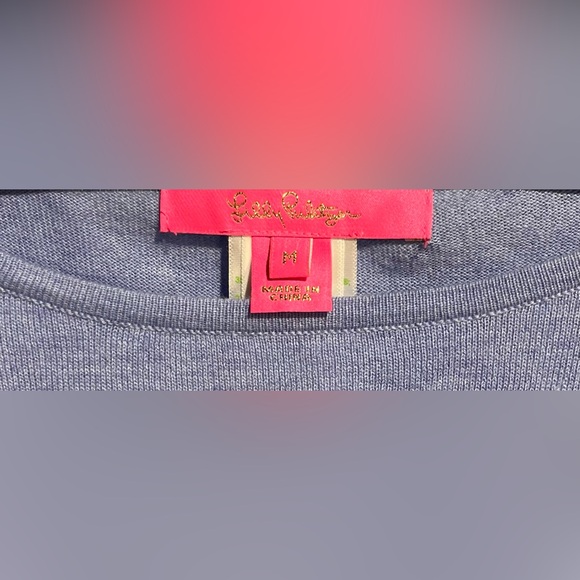 Lilly Pulitzer Romona Sweater In Heather Periwinkle Purple‎ Women’s Size Medium - Picture 5 of 8